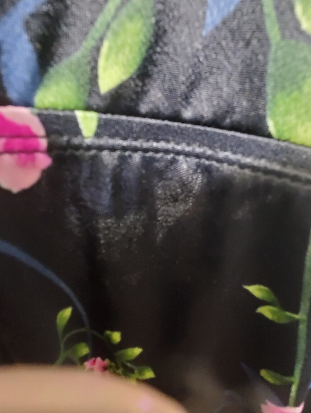 Maxmara Women’s Black Floral One-Piece Swimsuit with Lace-Side Detail - Picture 6 of 7